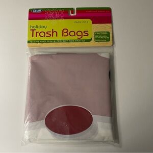 Old Navy Holiday Santa Face Trash Bags pack of 3